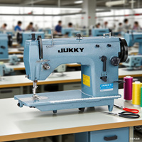 Machine à coudre zigzag haute vitesse JK-20U33, idéale pour les tissus fins, moyens et épais, JUKKY