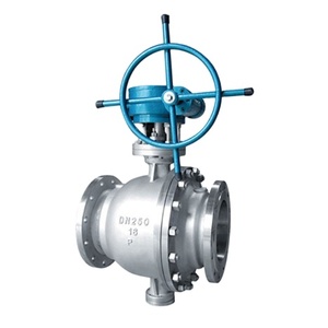 Hot bán nhà máy sản xuất bóng van kim loại ngồi giả mạo thép trunnion mặt bích bóng van - Product Image 5