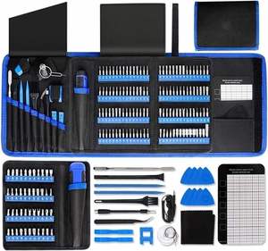 Juego de Destornilladores Torx Phillips de Precisión 142 en 1, Personalizable, OEM, Plástico Industrial, Acabado Cromado, para Reparación de Computadoras, Bricolaje, Acero - Product Image 2