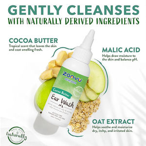 Gouttes auriculaires pour animaux de compagnie sous marque privée pour chiens et chats - <span class=keywords><strong>Traitement</strong></span> contre les acariens et élimination du cérumen, <span class=keywords><strong>naturel</strong></span>, sans alcool, OEM disponible - Product Image 3