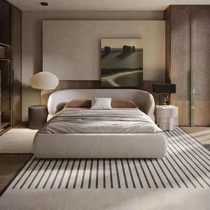 Letto Imbottito in Pelle Completamente Personalizzabile |   <span class=keywords><strong>Testiera</strong></span> Trapuntata Moderna <span class=keywords><strong>e</strong></span> Minimalista, Design Confortevole ed Ecologico - Product Image 2