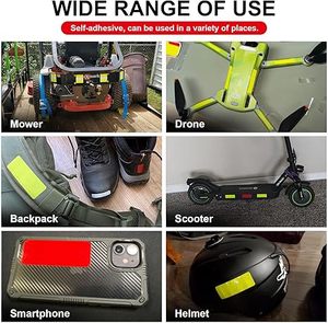 Bande réfléchissante haute visibilité, bandes réfléchissantes imperméables, réflecteur <span class=keywords><strong>de</strong></span> sécurité en vrac, autocollant réfléchissant, marquage arrière pour camion - Product Image 6