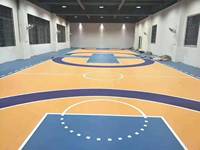 Suelo de vinilo antideslizante para cancha de baloncesto, superficie de madera de alta calidad, suelo de vinilo de Pvc para deportes de interior
