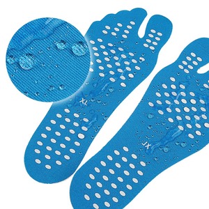 Almohadillas para pies de playa para zapatos invisibles descalzos, pegatinas para pies en las suelas <span class=keywords><strong>con</strong></span> zapatos invisibles antideslizantes, suelas - Product Image 2