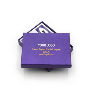 Manufacturer Print 100% PVC 58X88 63X88 Round Corner Custom <b>Playing</b> <b>Cards</b> With Leather Case Set - Product Image 1