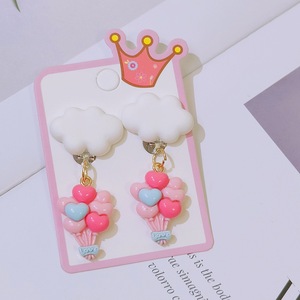 Clips de <span class=keywords><strong>Oreja</strong></span> <span class=keywords><strong>Falsos</strong></span> Sin Dolor para Niñas con Lindos Diseños de Dibujos Animados para Niños Sin Perforaciones - Product Image 2