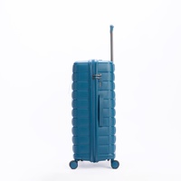 Ensemble de valises à roulettes de luxe en PP, 3 pièces, personnalisable en gros, imperméable, léger, avec serrure, écologique, pour l'aéroport