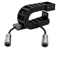 Cable de Robot con Conector de Aviación ST20, TRVV de 3 Núcleos y 1 mm², Cable de Cadena Portacables de Alta Flexibilidad para Brazo Robótico y Servomotor