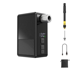 Mini <span class=keywords><strong>pompe</strong></span> à <span class=keywords><strong>vélo</strong></span> électrique personnalisable 130PSI compresseur d'air rechargeable <span class=keywords><strong>sans</strong></span> fil pour <span class=keywords><strong>vélo</strong></span> moto EBike ballon de sport - Product Image 1