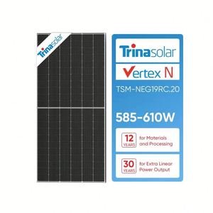 แผงโซลาร์เซลล์ Trina Solar รุ่น N-Type NEG19RC.20 กำลังไฟ 575W 580 วัตต์ 585W 590W 600W แบบสองหน้า (Bifacial) กระจกสองชั้น โมโนคริสตัลไลน์ - Product Image 1