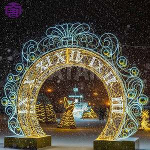 Led Arch Decorative <b>Lights</b> For Holiday Market Entrance And Outdoor Festival Pathway Christmas Celebration - Product Image 5