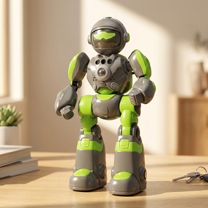 Jouet vocal d'enregistrement électrique, musique programmable, danse, robot humanoïde télécommandé, idéal comme cadeau pour les tout-petits. - Product Image 1