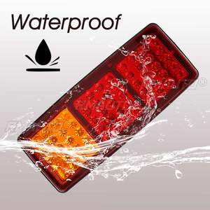 2 Luces Traseras LED de 24V para Camión, Luz de Freno, Direccional, Reversa, para Kamaz, Remolque, Camión, Autobús, Caravana, Tractor - Product Image 3