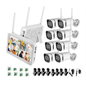 Jianvision 3MP IP66 không dây không thấm nước CCTV Hệ thống camera 10-inch màn hình NVR màu tầm nhìn ban đêm tseye ứng dụng hệ thống giám sát - Product Image 1