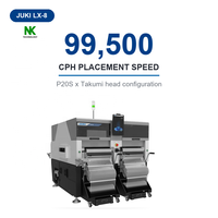 Mesin Pick and Place LX8 105000CPH Presisi Tinggi ±35um SMT Mounter untuk Jalur Perakitan PCB LED