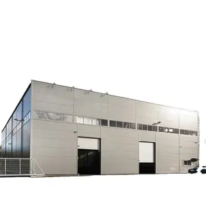 Barato Estrutura De Aço Pré-fabricada Armazém Oficina Galpão Hangar Planta Edifício Industrial Prédios Pré-fabricados Metal Frame Edifícios