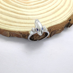 Haute qualité YuGi-Oh Duel Monsters jeu de cartes à collectionner Blue-Eyes White <span class=keywords><strong>Dragon</strong></span> Silver Metal Ring comme cadeaux - Product Image 3