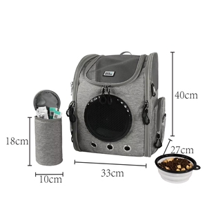 Bolsa de Transporte para Mascotas, Transparente, Transpirable, con Diseño a Cuadros, Pequeña, Venta al Por Mayor de Fábrica en Vietnam 2024 - Product Image 5