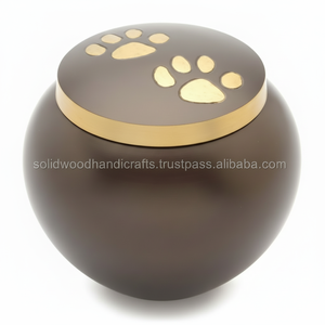 Urnas de latón de alta calidad para gatos y perros, urnas conmemorativas para mascotas para cenizas de gatos y perros, urnas al por mayor a bajo precio - Product Image 1
