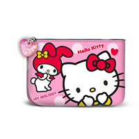 Karactermania For Hello Kitty Lovely - Petite bourse carrée pour pièces de monnaie, rose