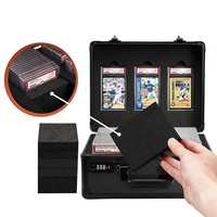 Étui de présentation et de rangement portable haut de gamme pour cartes gradées PSA, cartes de sport, TCG et cartes à collectionner