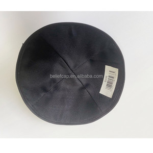 <span class=keywords><strong>Kippa</strong></span> en lin blanc personnalisable avec logo – Yarmulke juif - Product Image 6