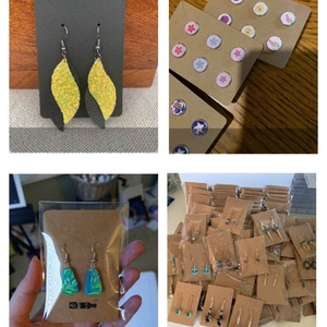Wholesale 6x9 Blank Jewelry Display Cards Kraft Paper <b>Earrings</b> Studs Necklace Universal <b>Cases</b> Digital Printing Custom Brand - Product Image 6