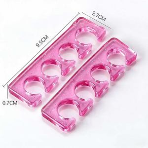 Separador de Dedos para Uñas, Protector de Dedos, Separador de Uñas, Cojín Suave, Abrazadera para Pies, Dispositivo de Separación de Cinco Dedos de Silicona - Product Image 2