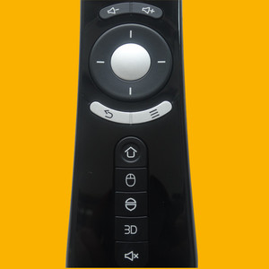 Télécommande à perles de cristal pour projecteur JMGO <span class=keywords><strong>J6S</strong></span> J6 S1 S1pro P1 G3pro C6 E8, noir, 14x4.2x2.6cm, Code fixe - Product Image 2