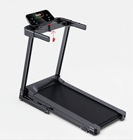 Caminadora Plegable para el Hogar con Motor Silencioso y Plataforma Amortiguadora, Capacidad de 100 kg, Pantalla LED para Ejercicio en Interiores