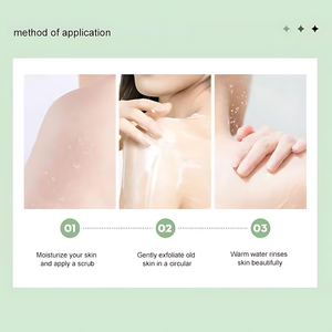 Prix d'usine Soin de la peau biologique Gommage corporel Masque Exfoliant doux Hydratant Effets blanchissants hydratants Parfumé à l'avocat - Product Image 4