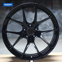 Rines Cóncavos de Aleación de Aluminio 6061 Forjados DEAN DP200 de 17/18/19/20 Pulgadas en Negro Brillante para BMW-525, Diseño OEM Ligero y Personalizado