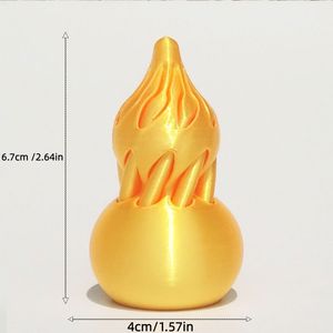 Jouet anti-stress en forme de gourde spirale, imprimé en 3D sur mesure, en TPE écologique, amusant et éducatif, pour enfants de 2 à 4 ans et de 8 à 13 ans - Product Image 3