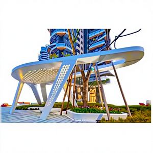 Estructura de Acero Inoxidable de Estilo Moderno Personalizada, Colores Fluorescentes para Uso en Exteriores, Escuelas, Zonas Residenciales, Públicas y Junto al Mar - Product Image 1