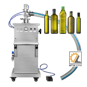 MTW liquid packing semi automatic temperature control oil filling machine
