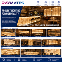 Feuille LED flexible de haute qualité, découpable sur mesure, CRI90, UL, CE, RoHS, pour rétroéclairage de comptoirs en pierre et marbre
