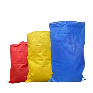 100% PP Raw Material Woven Polypropylene Bags Storage Sacks for Packaging Maize Corn Seed Rice Plastic Bags