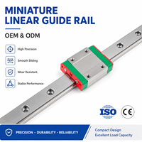 Guide linéaire miniature MGN5 MGN5H MGN5C MGW5C, rail miniature en acier pour roulement à billes à mouvement fluide pour imprimante 3D et accessoires CNC