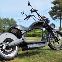 Scooter Eléctrico Citycoco MH3 Inteligente con GPS, Motor de 4000W/3000W, Plegable e Impermeable para una Conducción Suave