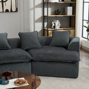 Sofá <span class=keywords><strong>Cama</strong></span> Moderno de Tela, Futón Plegable, Sofá <span class=keywords><strong>Cama</strong></span> Convertible - Product Image 6