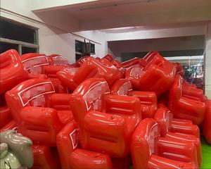 <span class=keywords><strong>Ballon</strong></span> <span class=keywords><strong>gonflable</strong></span> extérieur imperméable Père Noël et cerf avec souffleur électrique 4-6 pieds pour décoration de Noël - Product Image 4