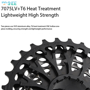 <span class=keywords><strong>Cassette</strong></span> de vélo de route ultra-légère SeeMore <span class=keywords><strong>11</strong></span> <span class=keywords><strong>vitesses</strong></span> <span class=keywords><strong>SRAM</strong></span> HG <span class=keywords><strong>11</strong></span>-28T pour vélo de route/gravel - Product Image 4