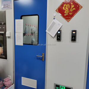 Puerta para Cuarto Limpio <span class=keywords><strong>con</strong></span> Rejilla de Ventilación, Marco de Aluminio, Cumple <span class=keywords><strong>con</strong></span> GMP, Puerta de Equilibrio de Presión para Laboratorio, Taller Farmacéutico - Product Image 2