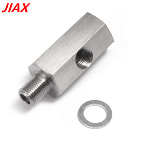 Adaptador Hidráulico en T Jiax M10X1.5 a 18NPT de Acero Inoxidable para Línea de Suministro de Turbocompresor de Coche - Product Image 2