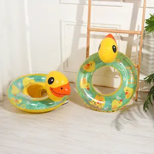 Lucu pelampung kolam bayi cincin berenang bayi kursi apung kursi bayi kolam renang tiup pelampung untuk anak-anak