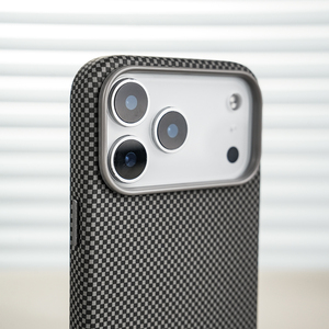 Funda Magnética de Cuero y Fibra de Carbono L153 al por Mayor para iPhone 17 16 15 Pro Max, Carcasa para Samsung S25 Ultra - Product Image 4