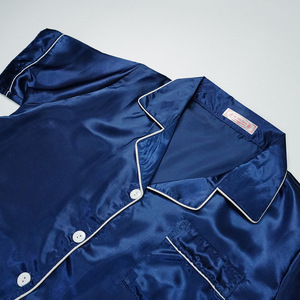 Conjuntos de pijamas de dama de honor de verano al por mayor, conjunto de ropa de dormir de mujer de seda manchada de manga corta para fiesta - Product Image 2