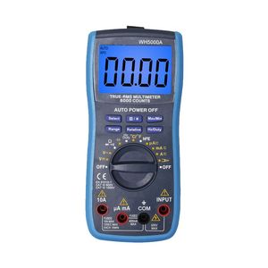 Multimètre numérique WH5000A avec fonction d'affichage de la fréquence et de la température, pince de mesure de courant 600A, multitesteur - Product Image 1