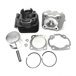 Scooter xi lanh động cơ Top End kit hoàn chỉnh <span class=keywords><strong>Piston</strong></span> Set Xi lanh đầu Thùng xây dựng lại xi lanh Kit cho chạy bộ 50 minarelli 3kj - Product Image 1