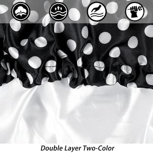 Gorro de Ducha de Plástico Impermeable, Satinado, Ecológico, Grueso, Resistente a Vapores, Multifuncional y de Lujo para Mujeres, Uso en Spa, Salón y Baño - Product Image 4